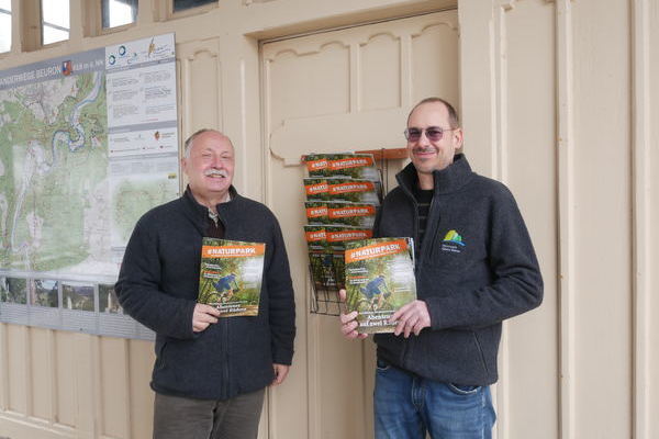 Bernd Schneck und Henry Schober, Gesch�ftsf�hriung Naturpark Obere Donau e. V.